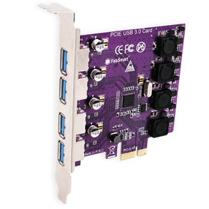 FebSmart FS-U4-Pro Purple (4 Ports PCI Express USB 3.0 Card) Treiber