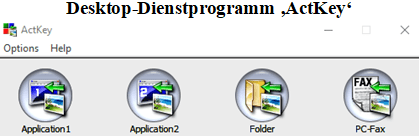Desktop-Dienstprogramm ActKey