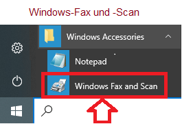 Windows-Fax und -Scan