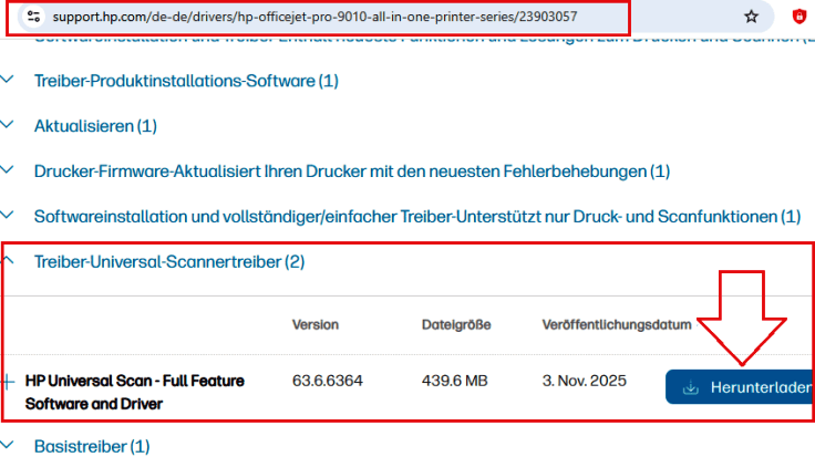 HP Drucker – Scannen als bearbeitbaren Text (OCR) mit HP Scan (Windows)