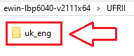 Öffnen Sie diesen Ordner, suchen Sie den Ordner [UFRII → uk_eng → x64]